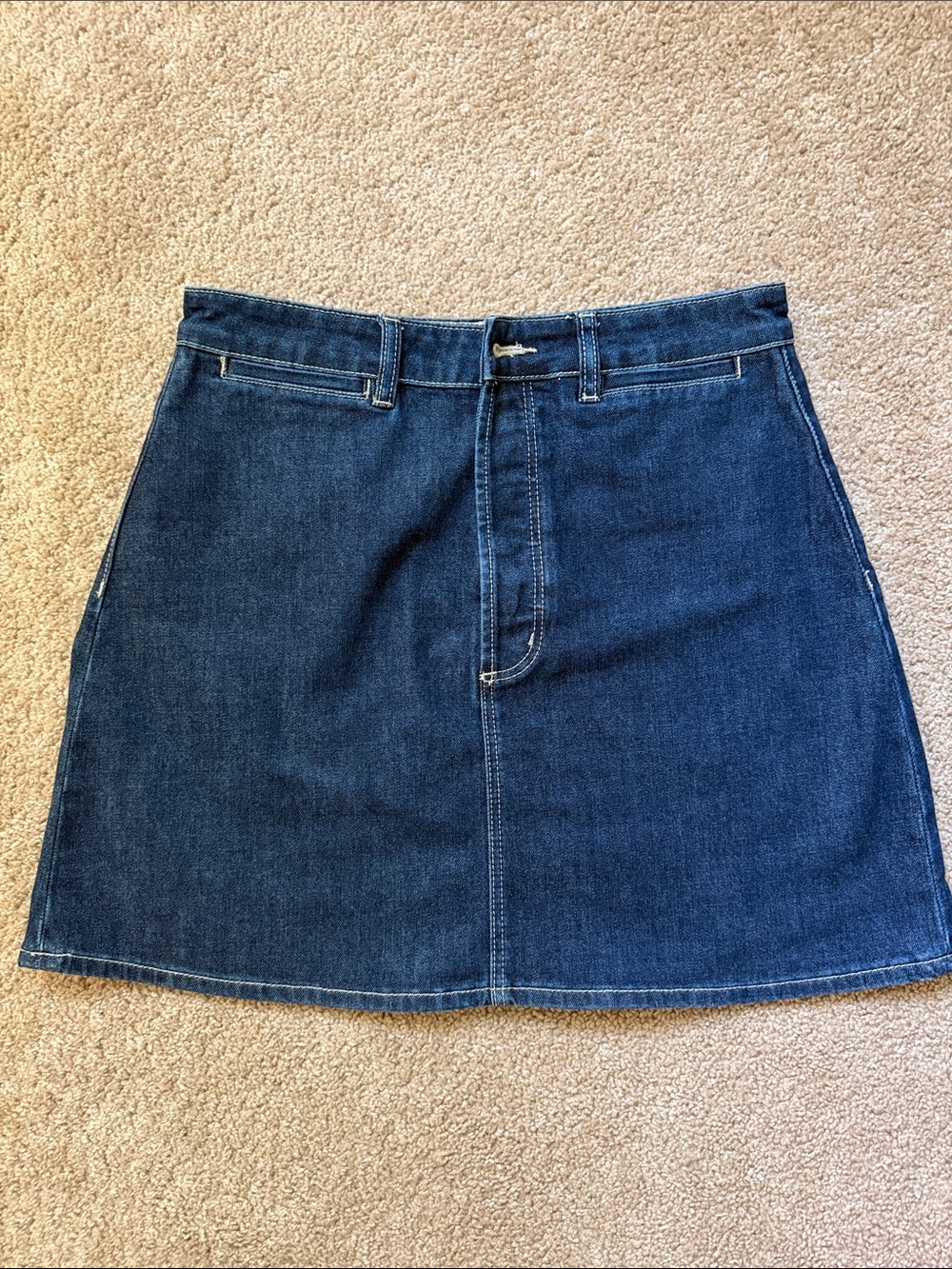 ROLLA'S Dark Blue Denim Mini Skirt
